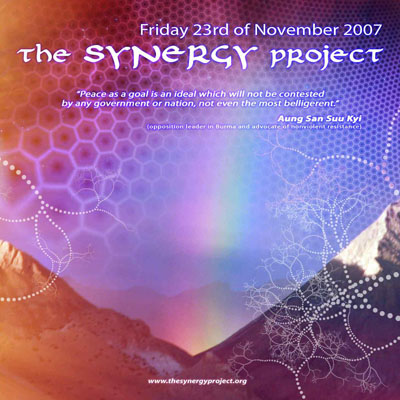 Synergy Project #23 - 23 November 2007 - flyer cover